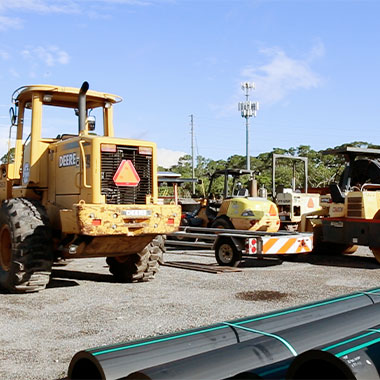 An image of horizontal directional drilling equipment.